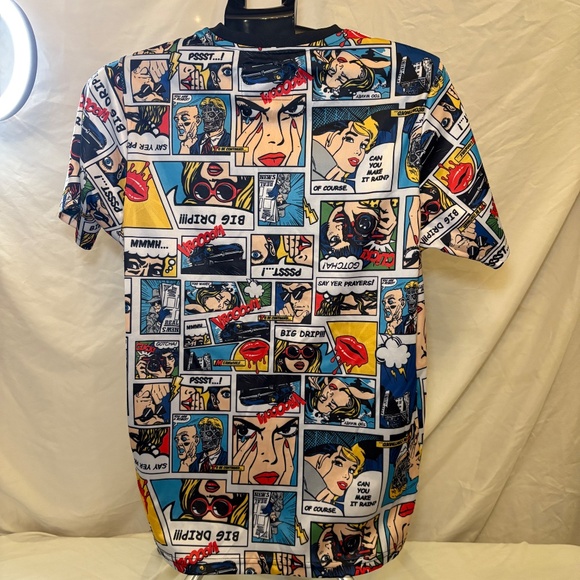 Oh Snap Drill Clothing T-shirt Comic Graphic Multicolor Small Men's - Picture 3 of 10